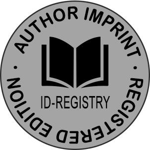 ID3 seal: medium grey background with white writing and border